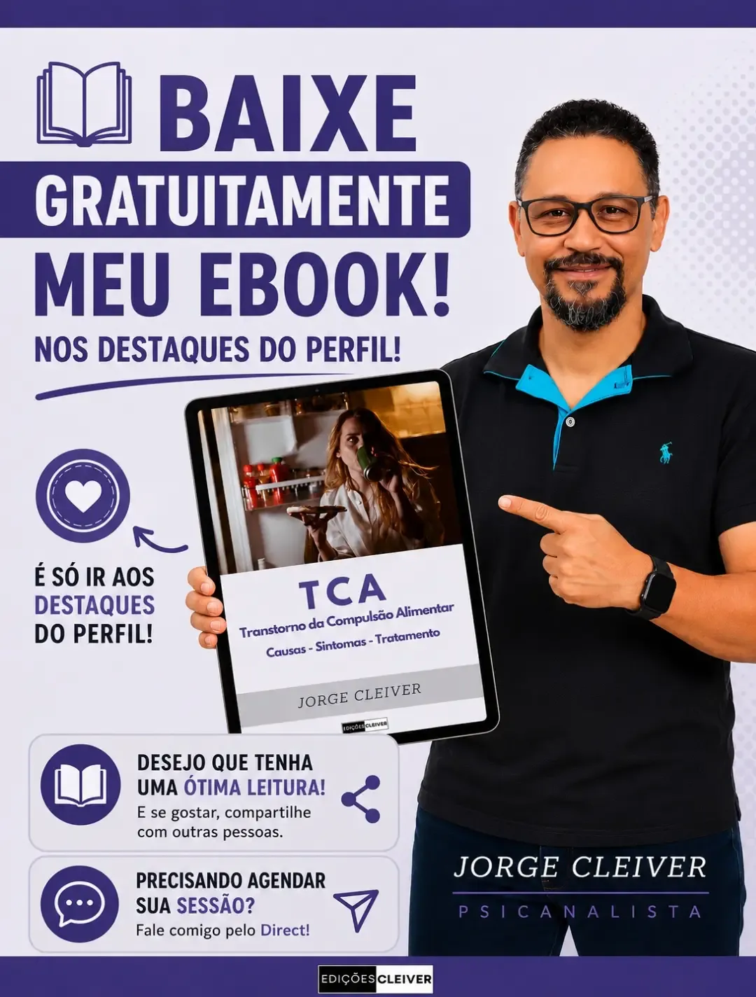 Capa do e-book sobre Transtorno da Compulsão Alimentar