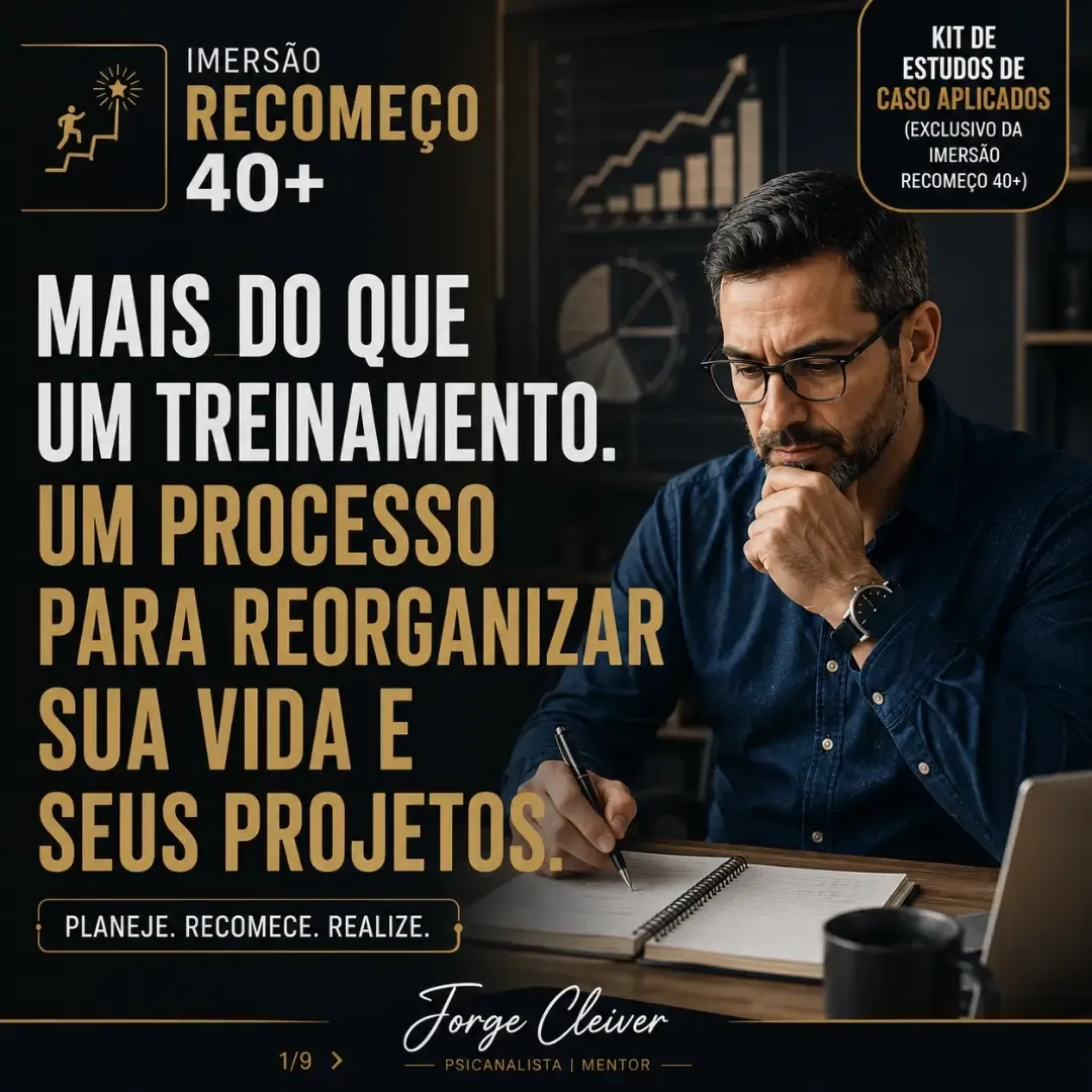 Arte da Imersão Recomeço 40+: mais do que um treinamento